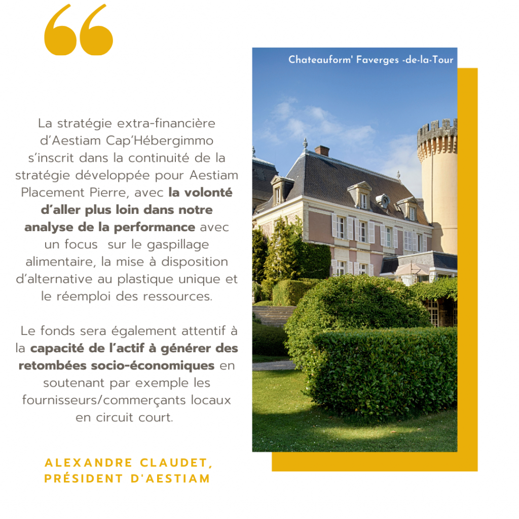 AESTIAM | L'épargne immobilière engagée | Verbatim AC Label ISR ACH -