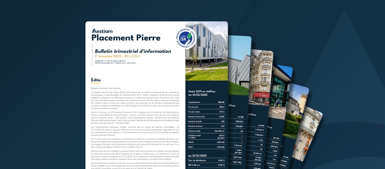 Les Bulletins Trimestriels d’Information du 1er trimestre 2025