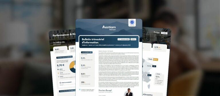 Aestiam Horizon - Bulletin trimestrielle 4T 2025