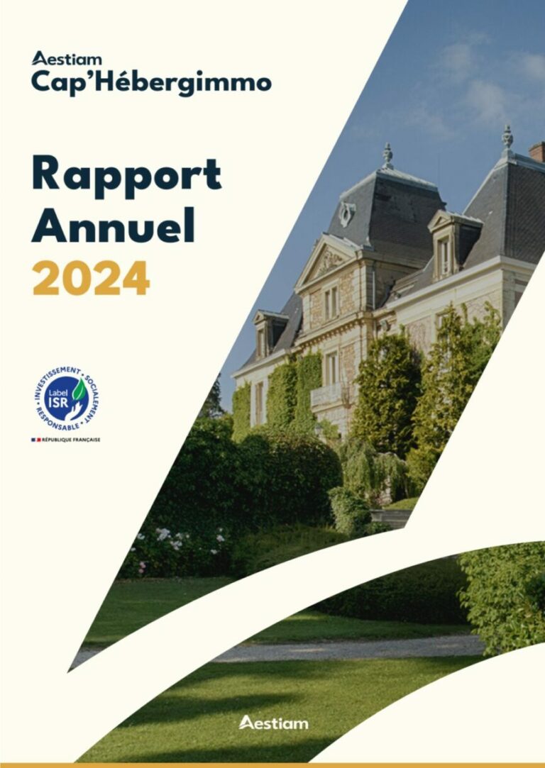 Couv Rapport Annuel 2024 Aestiam Cap Hebergimmo
