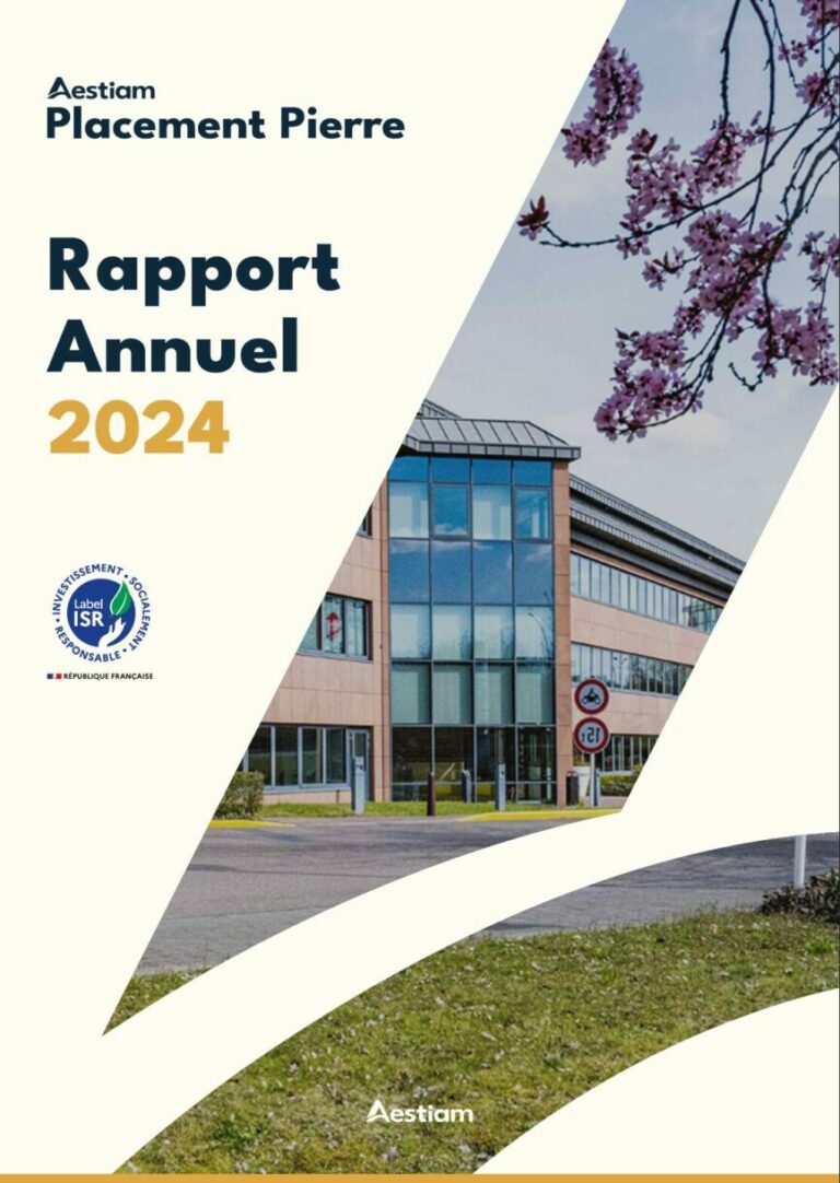 Couv Rapport Annuel 2024 Aestiam Placement Pierre