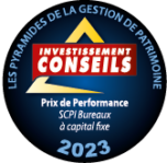 Pyramide de la Gestion de Patrimoine 2023 - Prix de la performance Bureaux - Le Patrimoine Foncier